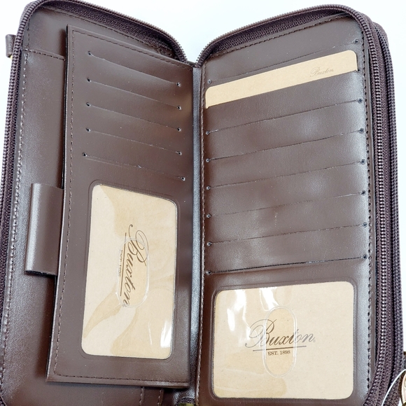 Buxton Ostrich Brights Ultimate Originizer Crossbody - Picture 7 of 8